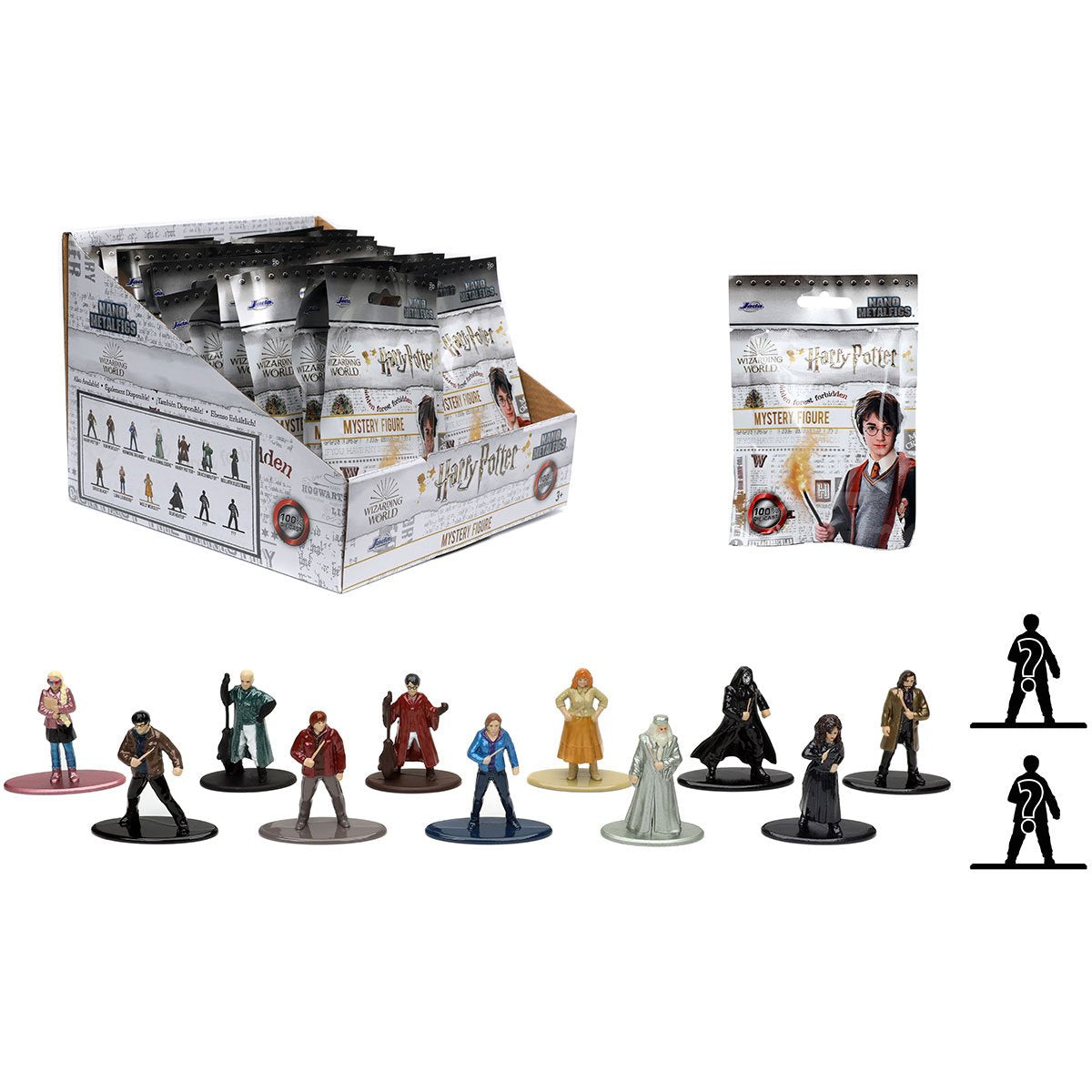 Harry Potter Wave 2 Nano MetalFigs Die-Cast Metal Blind Box Mini-Figure Case of 24