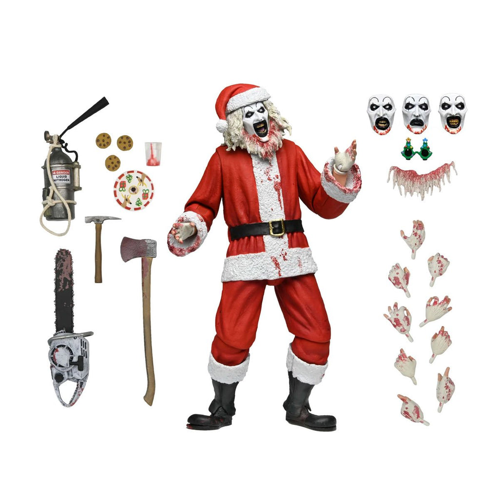 Terrifier 3 Ultimate Art the Clown Bloody Santa Suit 7-Inch Scale Action Figure
