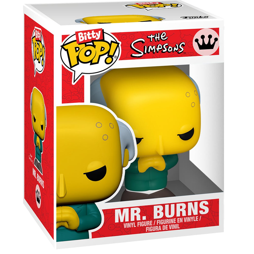 The Simpsons Bart Simpson and Mr. Burns Funko Bitty Pop! Mini-Figure 2-Pack