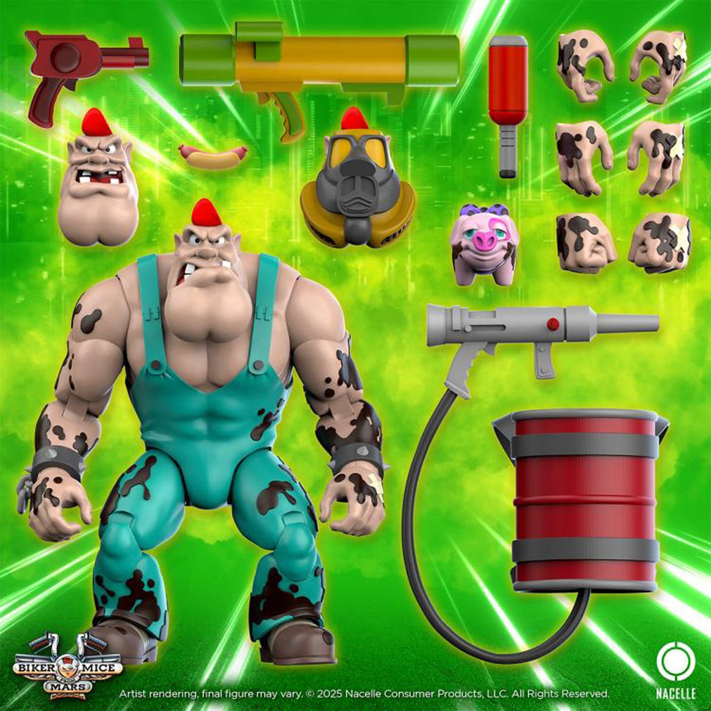 Biker Mice from Mars Wave 2 Greasepit 7-Inch Scale Action Figure