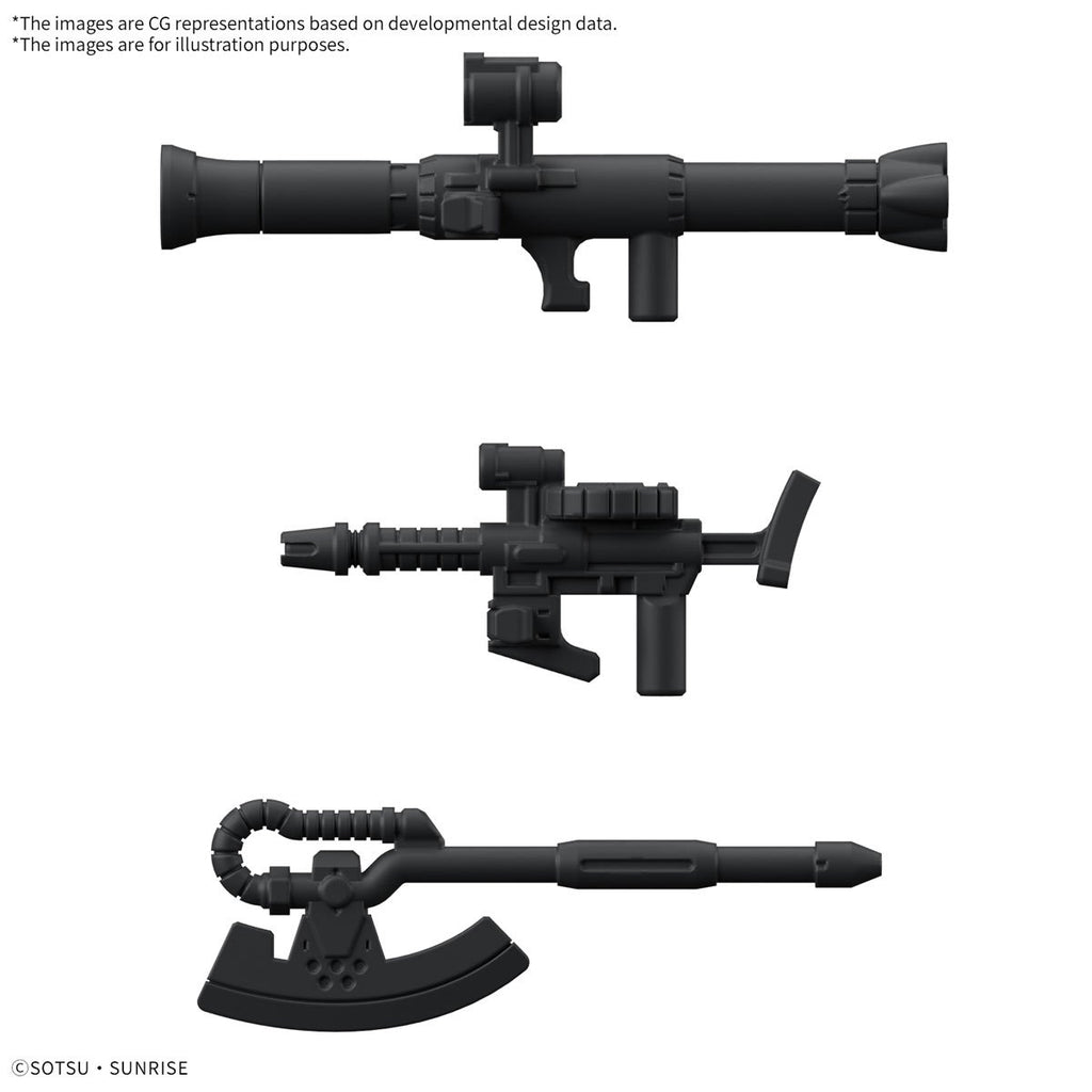 Mobile Suit Gundam Gundam CharZaku-kun DX Set with Runner Version Recreation Parts 1:1 Scale Model Kit