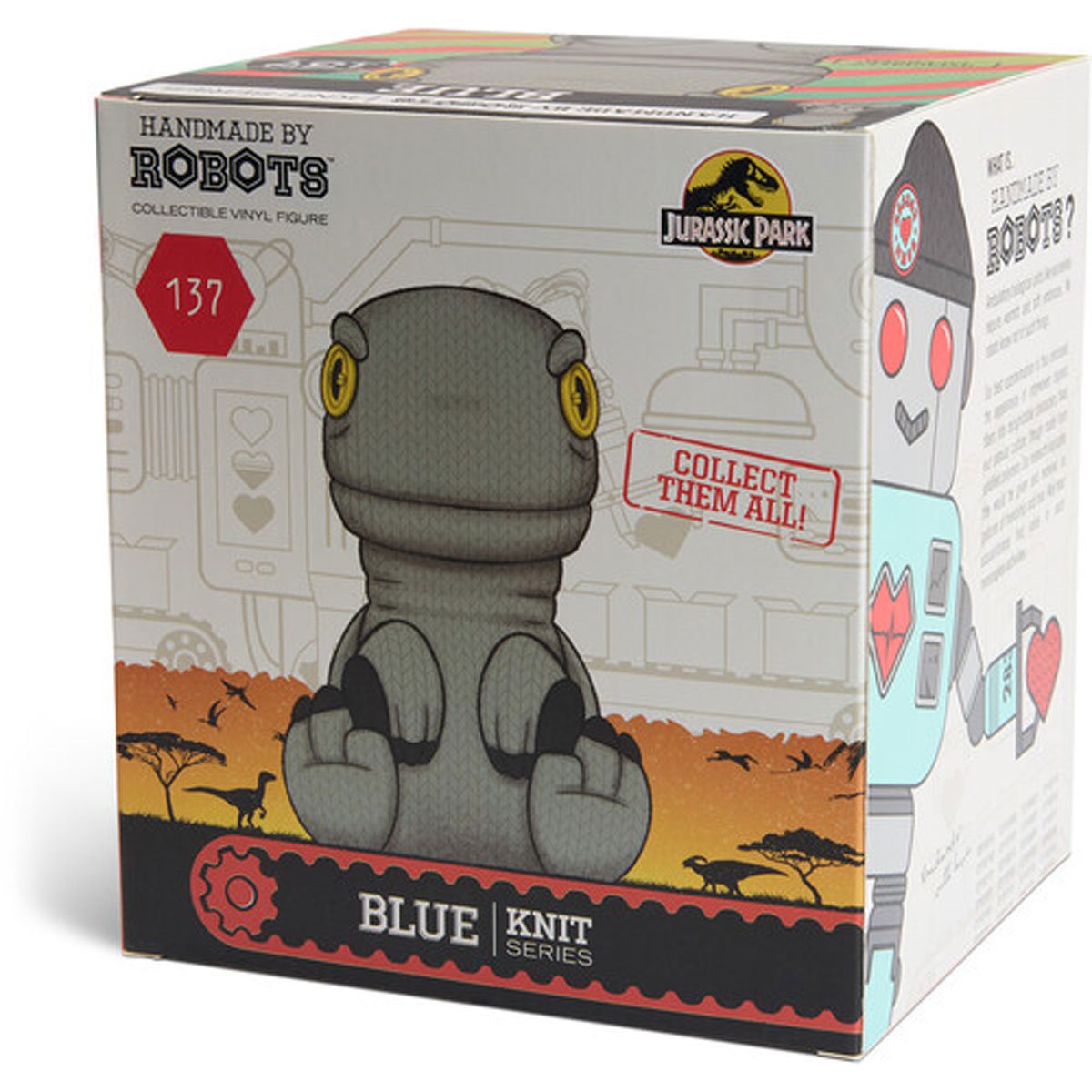 Jurassic Park Blue #137 Handmade By Robots Vinyl Figure