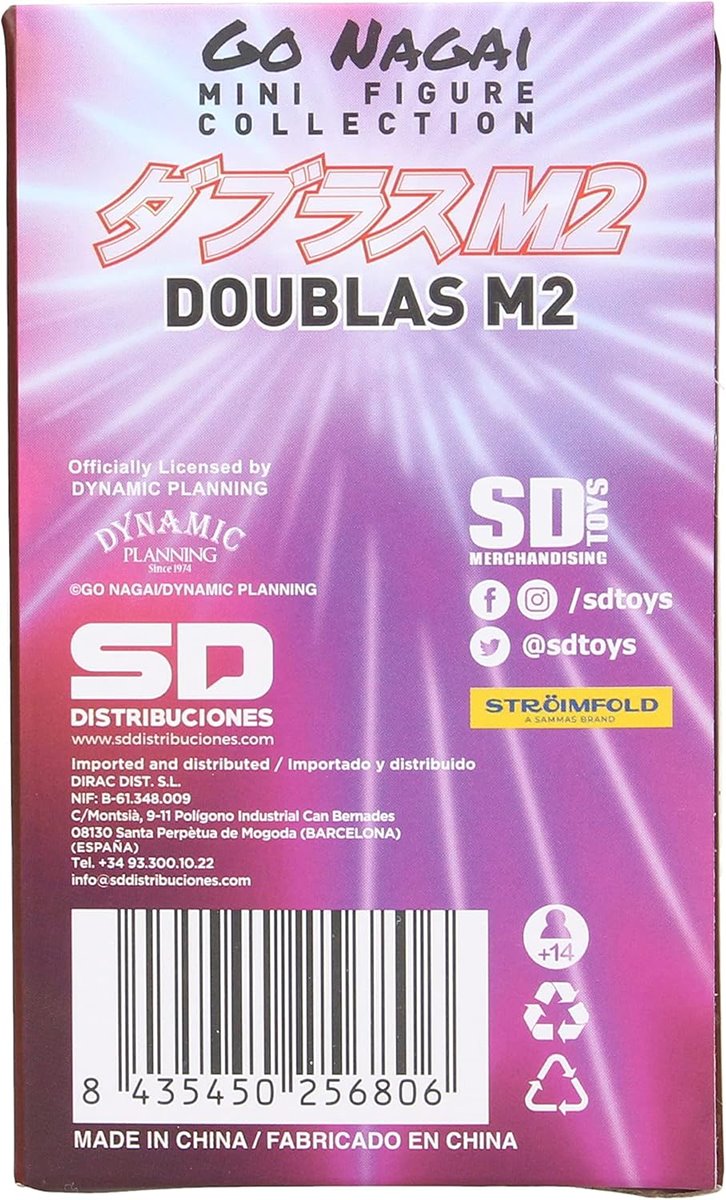 Mazinger Z Doublas M2 Mini Rubber Figure