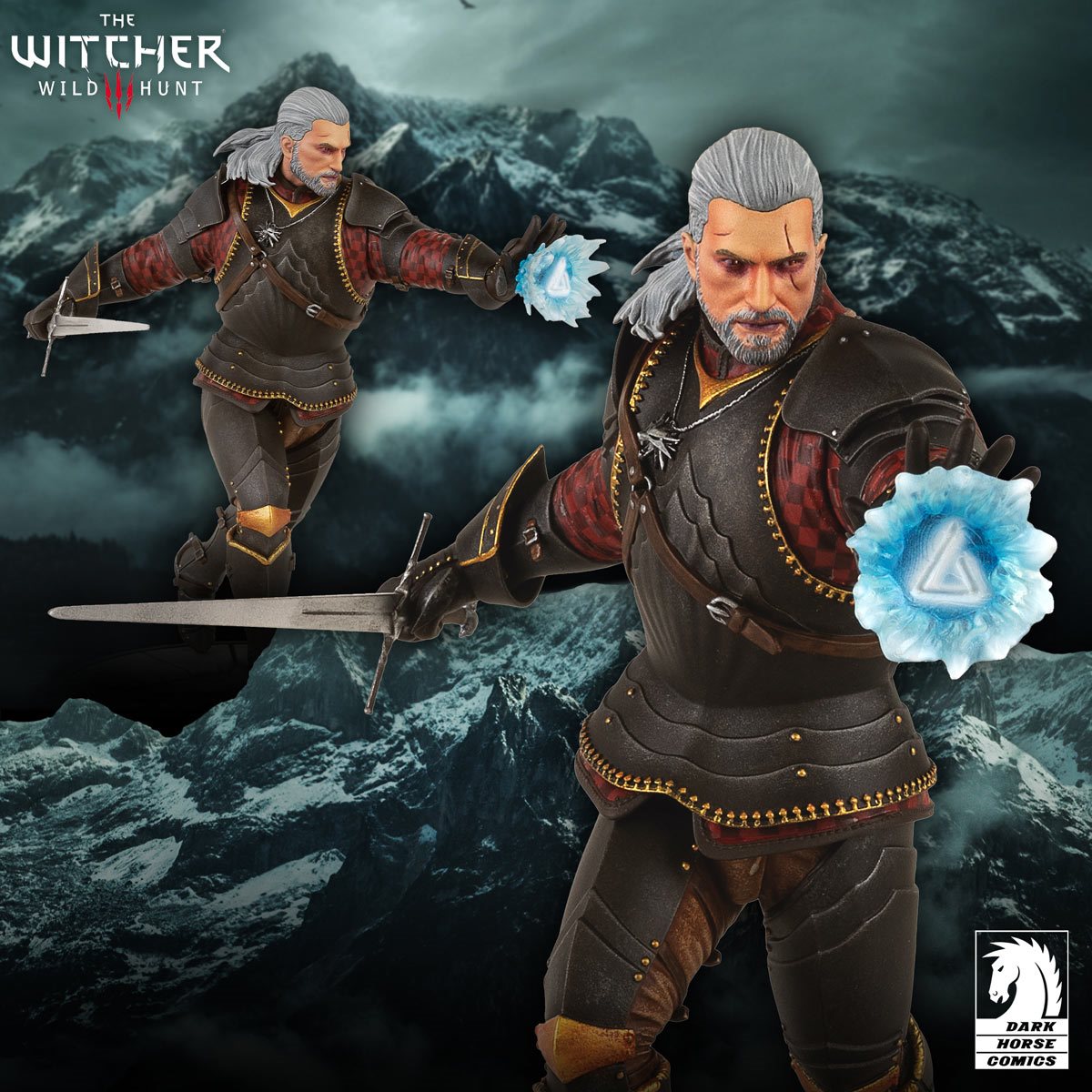 The Witcher 3: Wild Hunt Geralt Toussaint Tourney Armor 7 3/4-Inch Statue