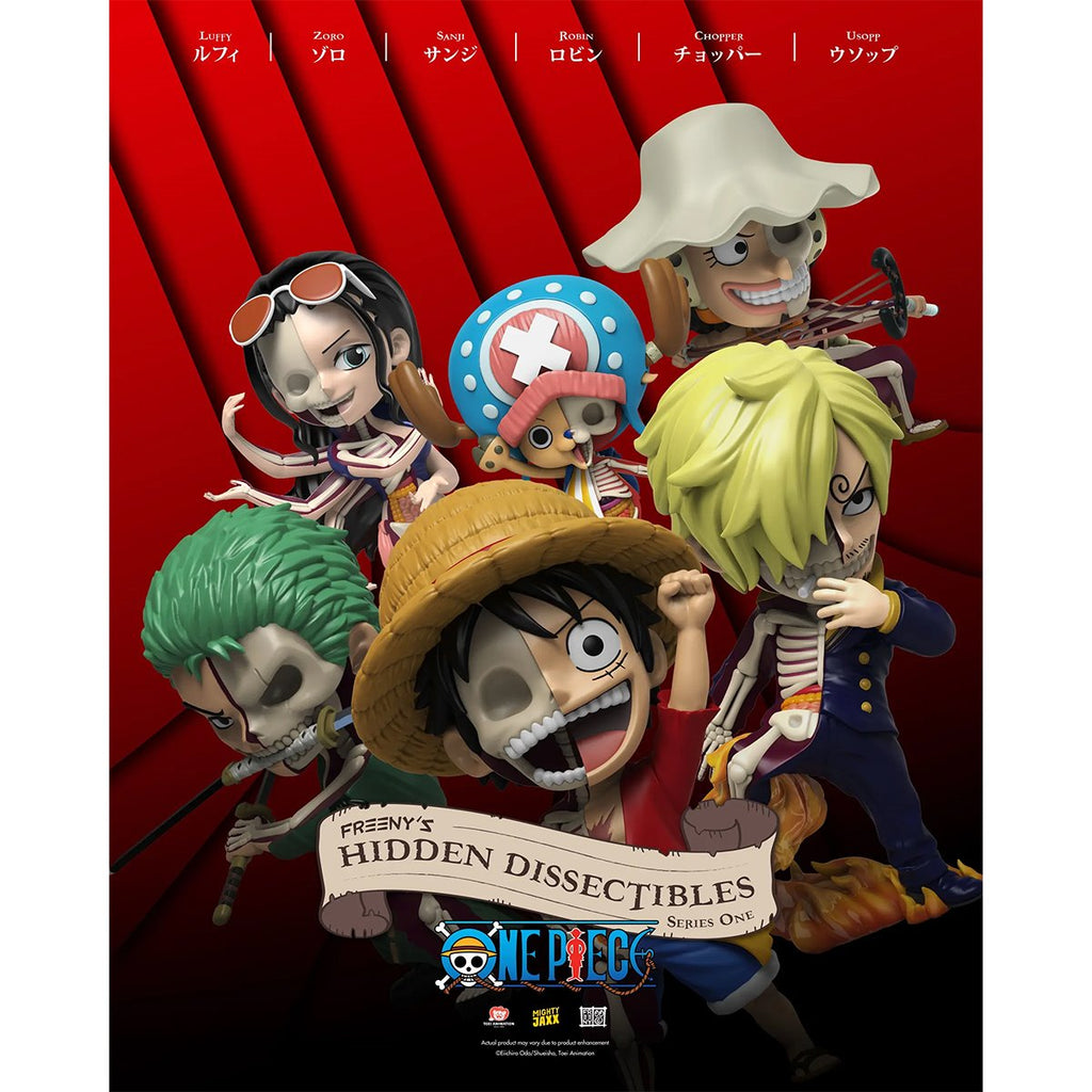 One Piece Series 1 Freeny's Hidden Dissectibles Mini-Figure Display Tray of 12