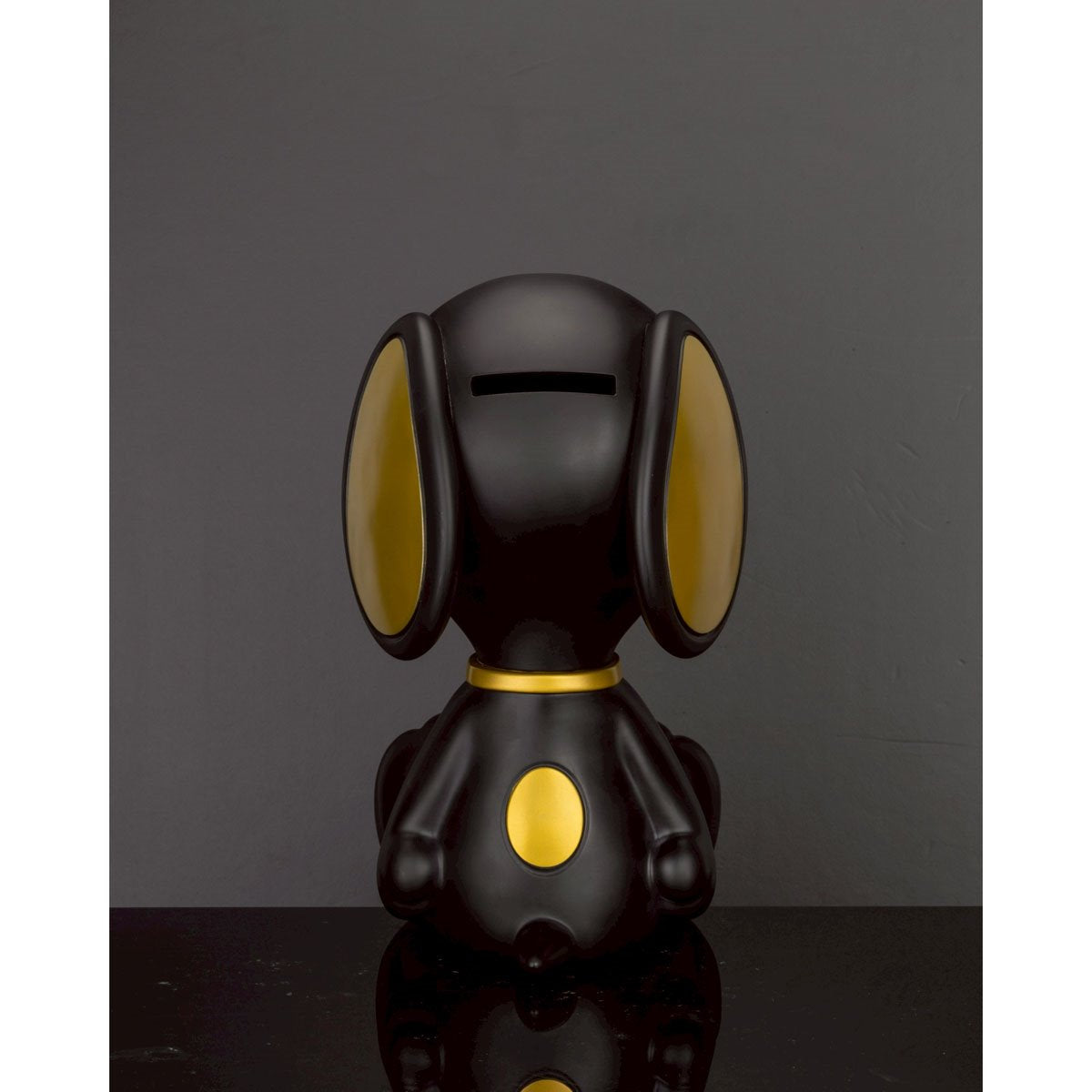 Peanuts Snoopy Black and Gold Version VPB-018SP Peanuts Series Vinyl Functional Piggy Bank