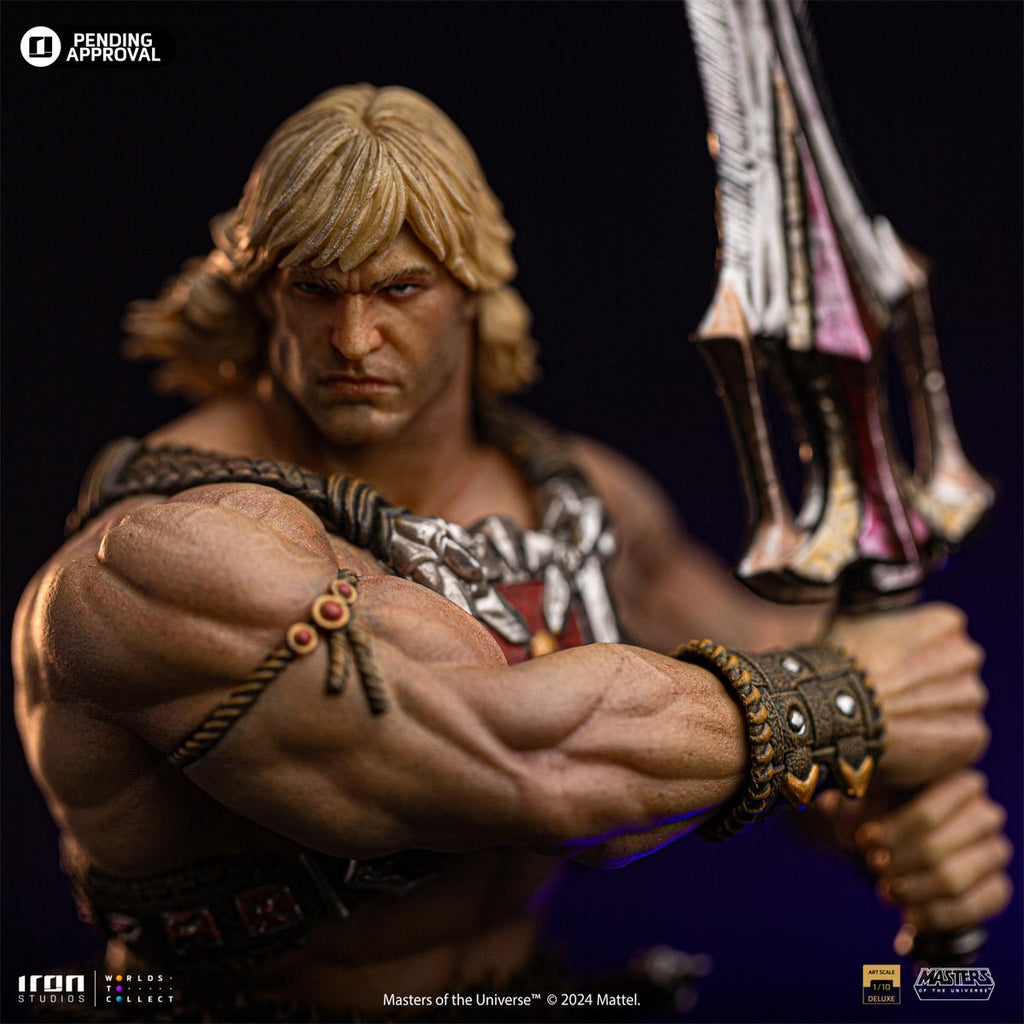 Masters of the Universe He-Man Unleashed 1:10 Deluxe Art Scale Limited Edition Statue