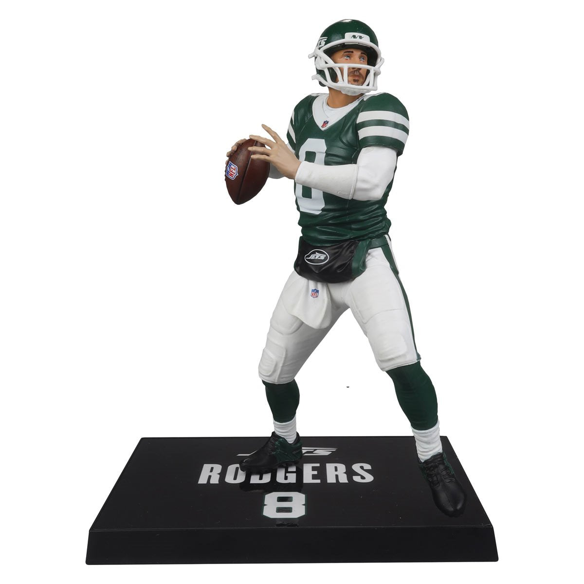 NFL SportsPicks 2024 Wave 2 New York Jets Aaron Rodgers 7-Inch Scale Posed Figure