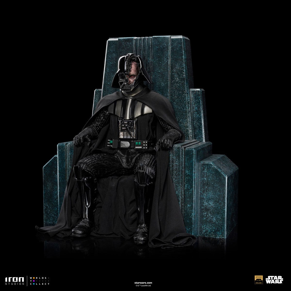 Star Wars: Obi-Wan Kenobi Darth Vader on Throne 1:10 Art Scale Limited Edition Statue