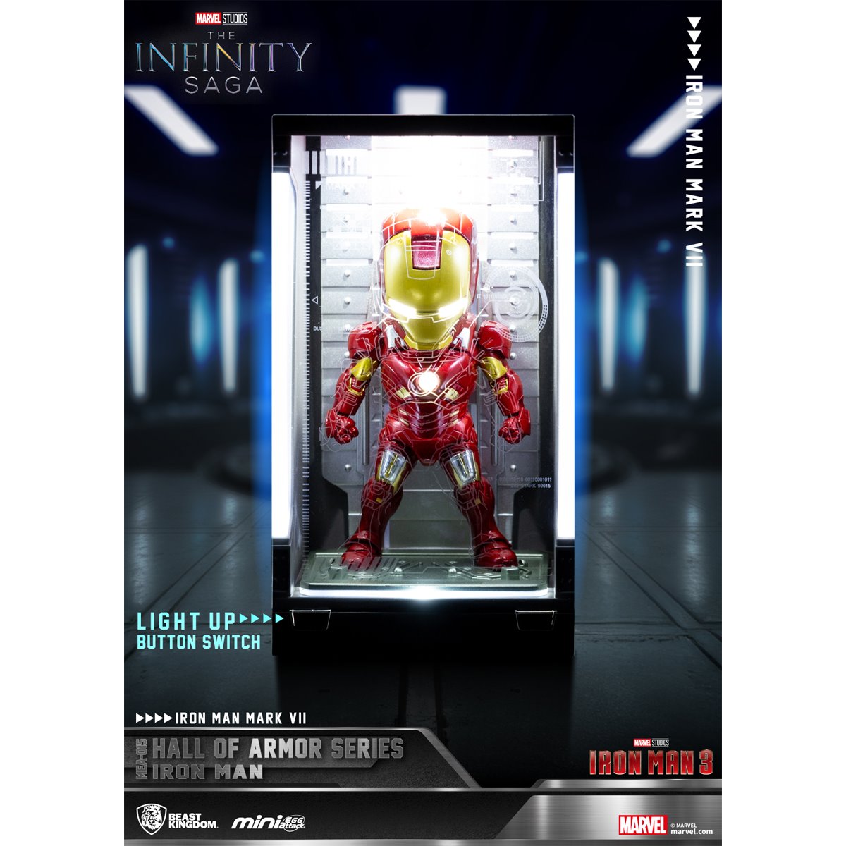 Iron Man Hall of Armor Series MEA-015 Mini-Figure Blind Box Case of 6