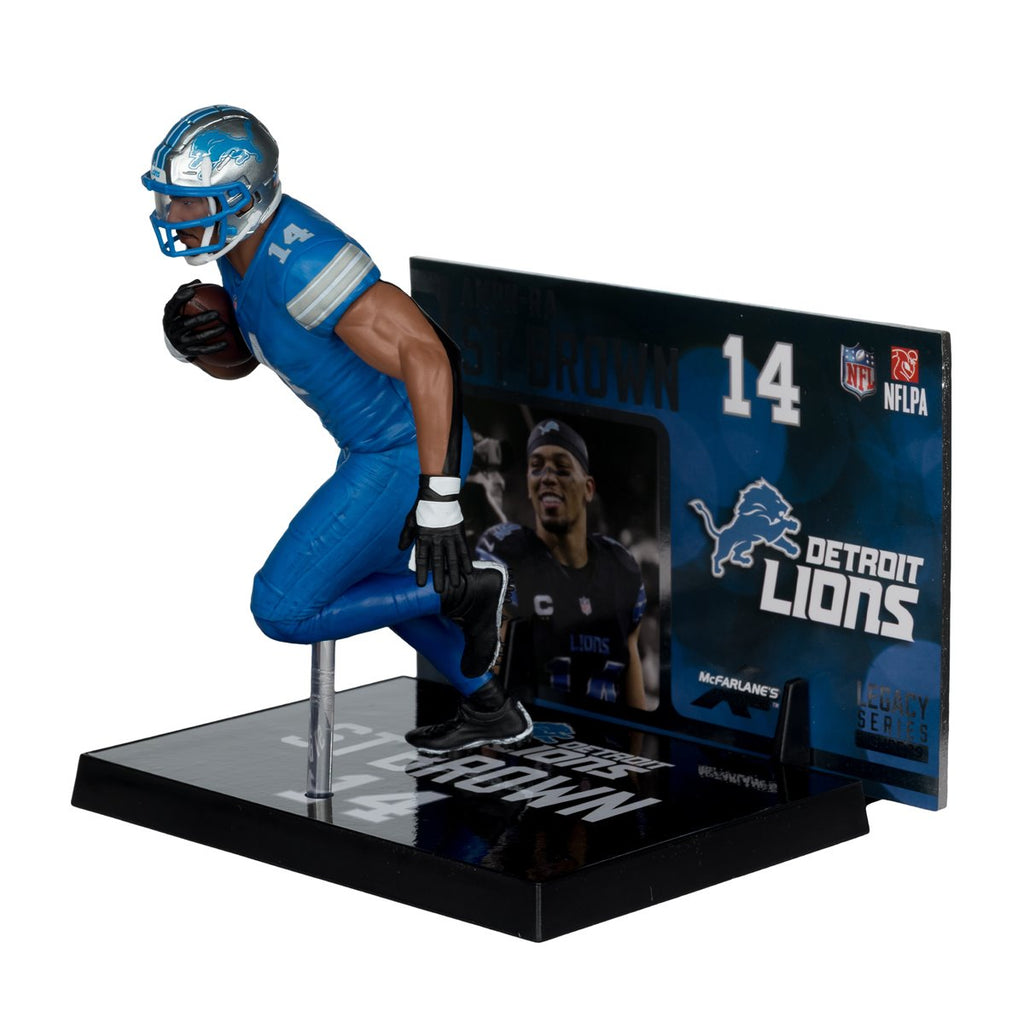 NFL SportsPicks 2025 Detroit Lions Amon-Ra St. Brown 7-Inch Scale Posed Figure