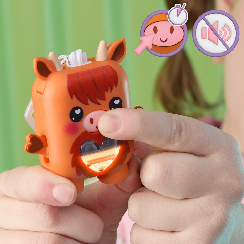 Nano-mals Cowbert the Highland Cow Electronic Pet Toy