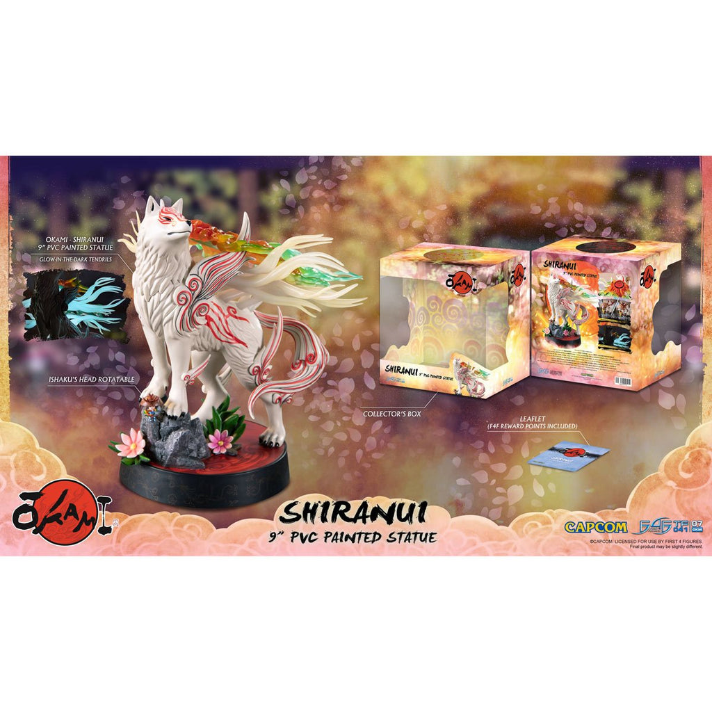 Okami: Shiranui 9-Inch  Staute - Standard Pose