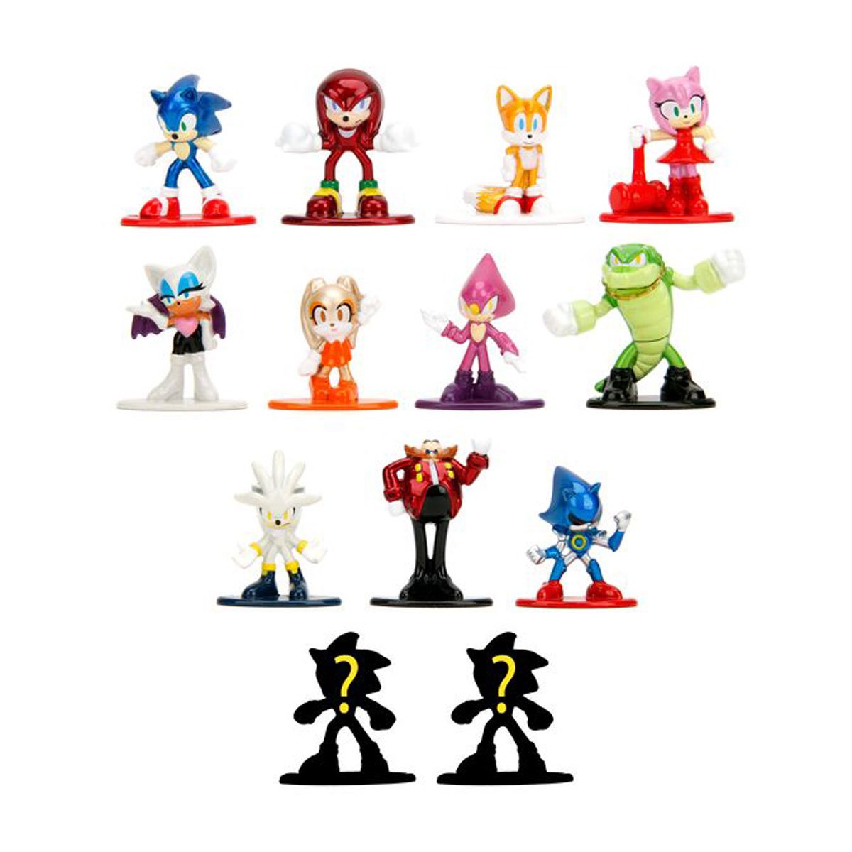 Sonic the Hedgehog Nano MetalFigs Die-Cast Metal Blind Box Mini-Figure Case of 24