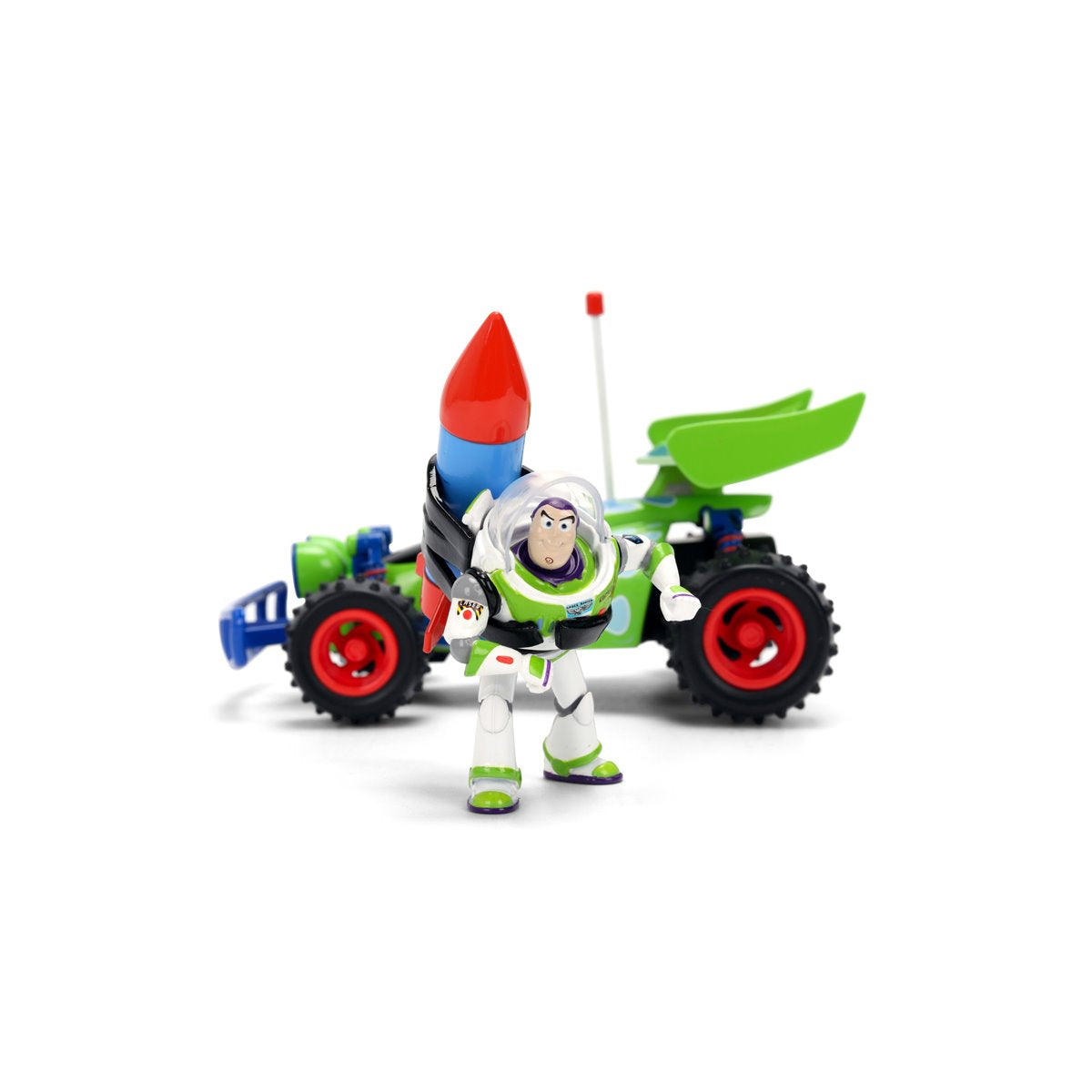 Hollywood Rides Toy Story RC 1:24 Scale Die-Cast Metal Vehicle with Buzz Lightyear Figure