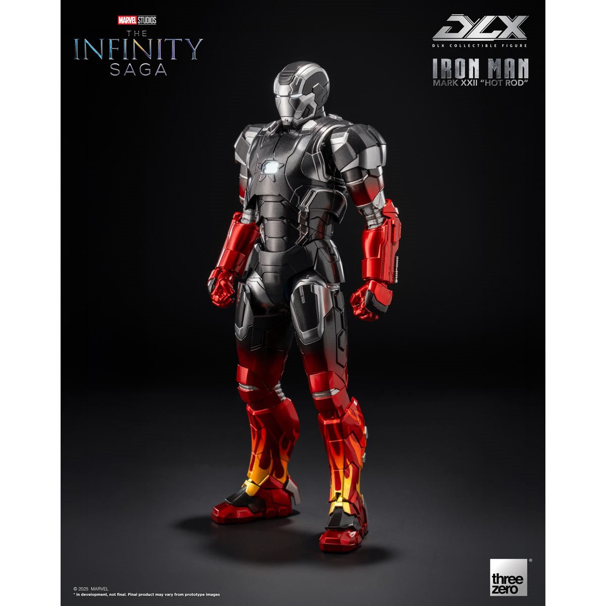 Marvel Studios Infinity Saga DLX Iron Man Mark 22 Hot Rod 1:12 Scale Action Figure