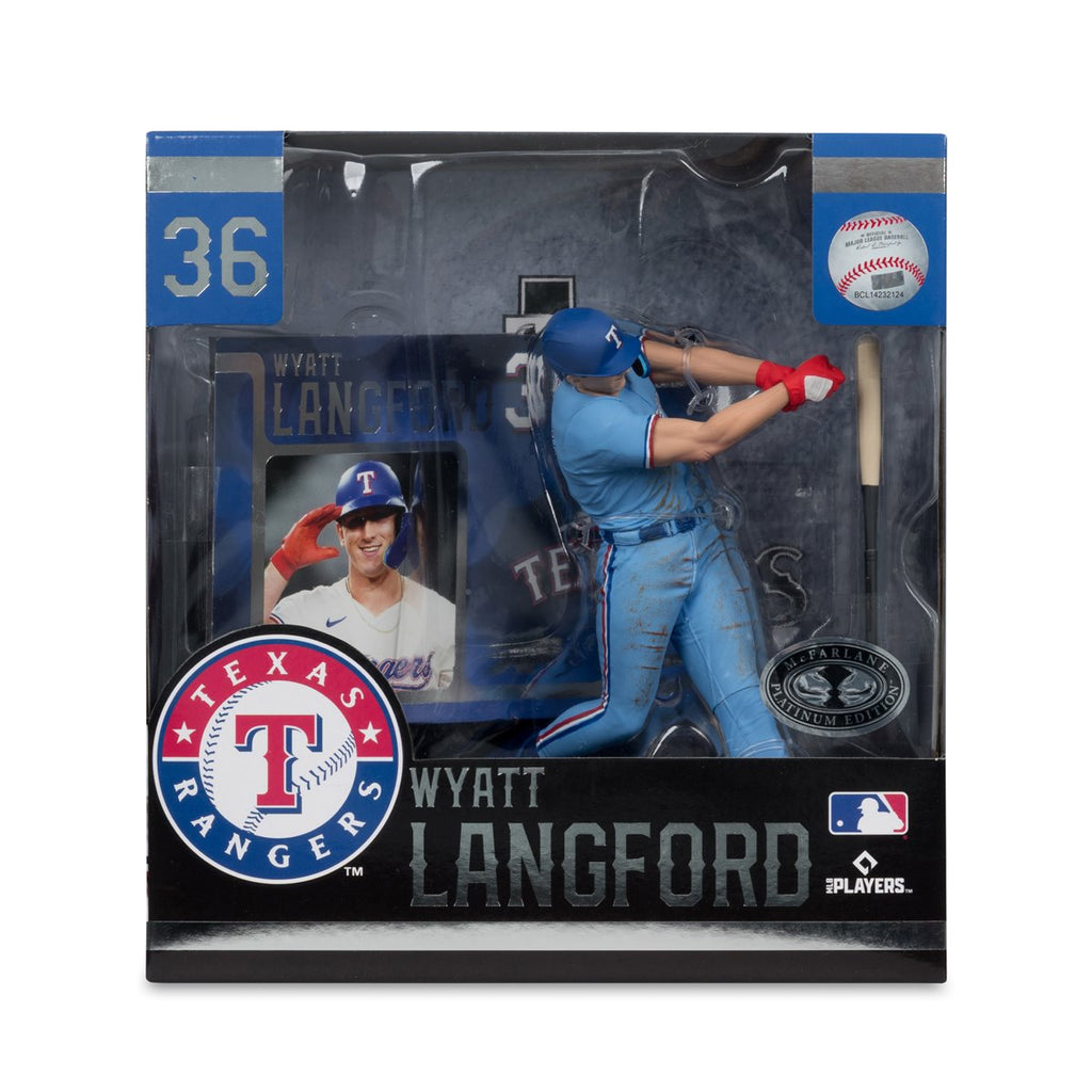 MLB SportsPicks Texas Rangers Wyatt Langford 7-Inch Posed Figure