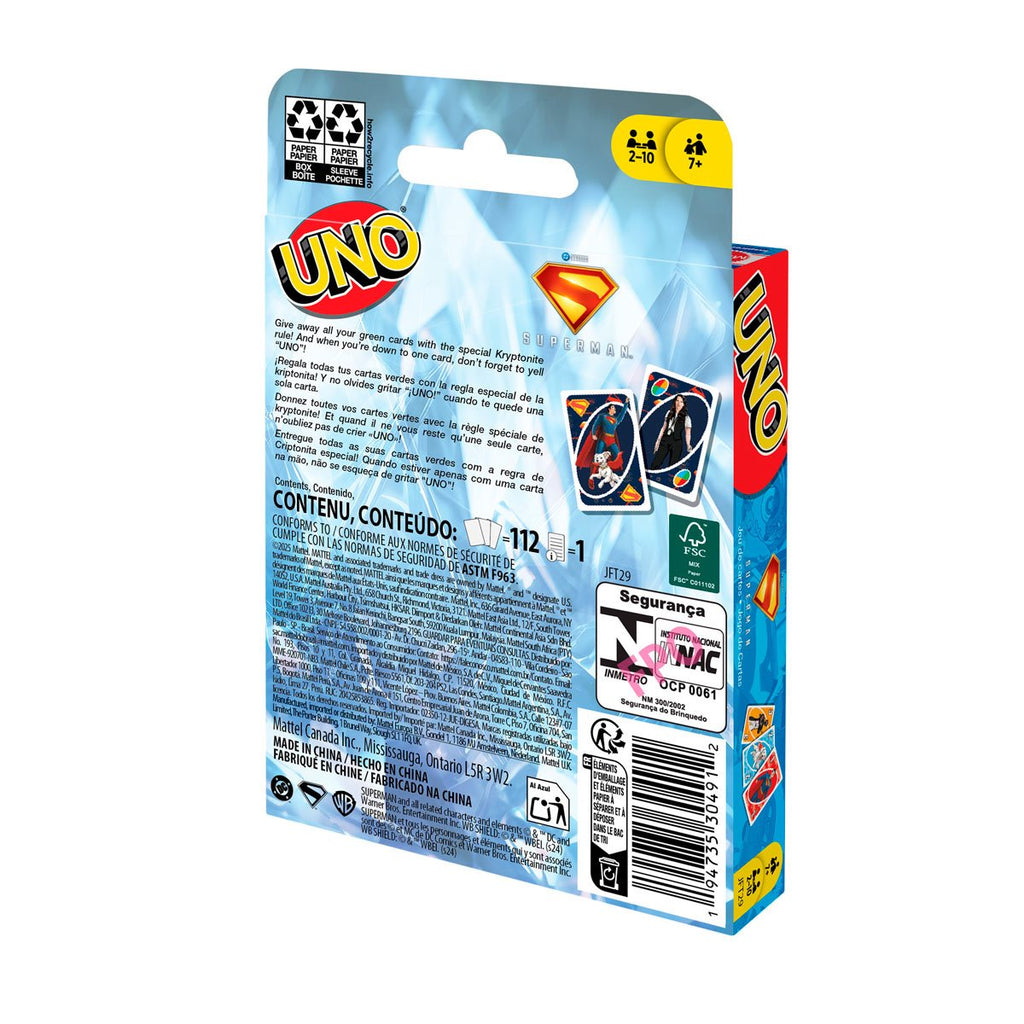 UNO Superman Card Game