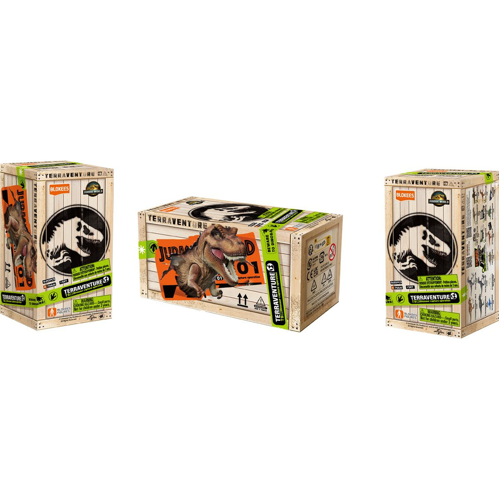 Jurassic World Terraventure Surprise Wave 1 Dinosaur Capture Operation Blind Box Model Kit Display of 12