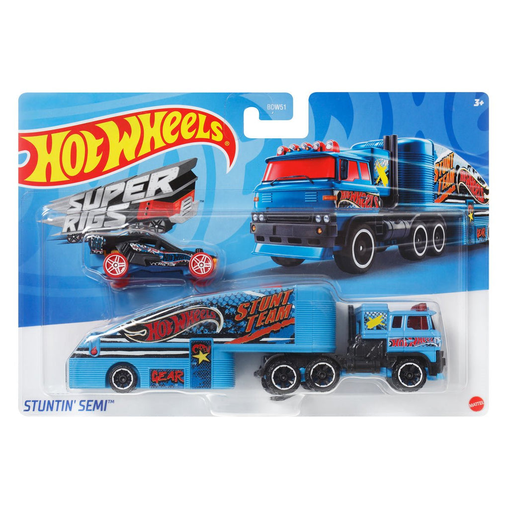Hot Wheels Super Hauling Rig and Car 2026 Mix 3 Case of 6