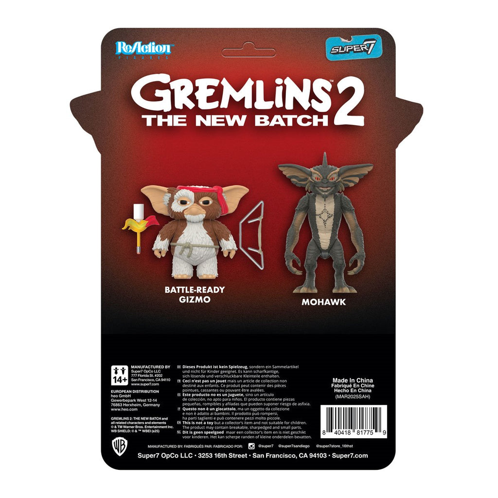 Gremlins 2 Mohawk (Character Card) 3 3/4-Inch ReAction Figure
