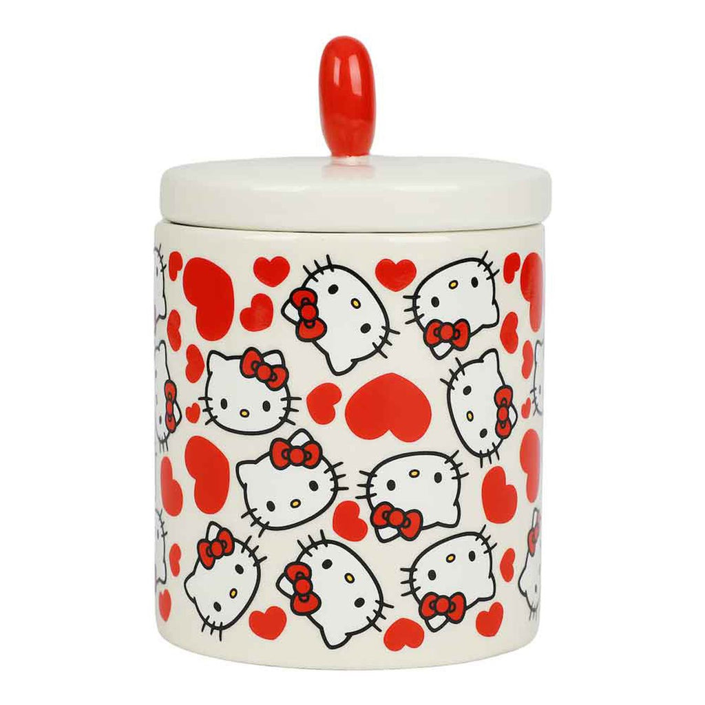 Hello Kitty Loves 16 oz. Ceramic Lidded Mug