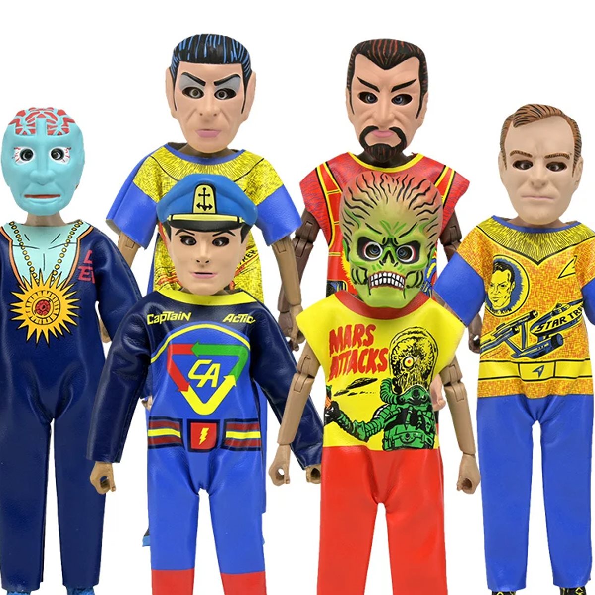 Ben Cooper Costume Series 14 60's Sci-Fi 6-Inch Clothed Figure Set of 6