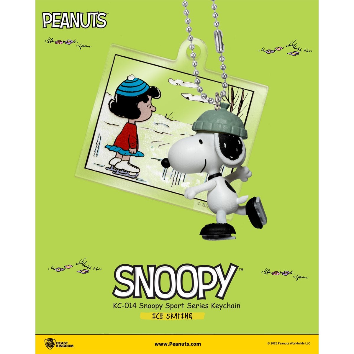 Peanuts Snoopy KC-014 Sporty Scene Series Key Chain Blind Box Case of 6