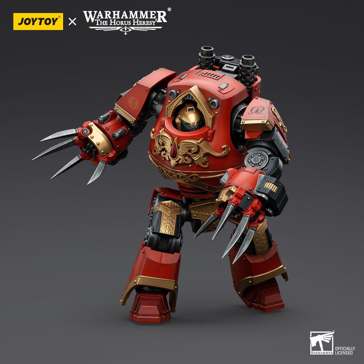 Joy Toy Warhammer The Horus Heresy Blood Angels Contemptor Incaendius Dreadnought 1:18 Scale Action Figure