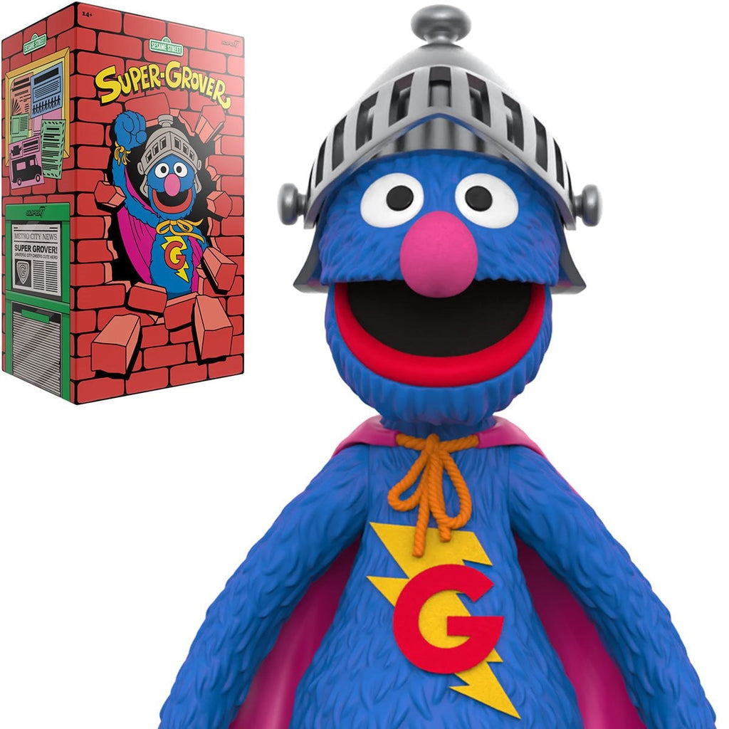 Sesame Street Super Grover SuperSize Vinyl Figure