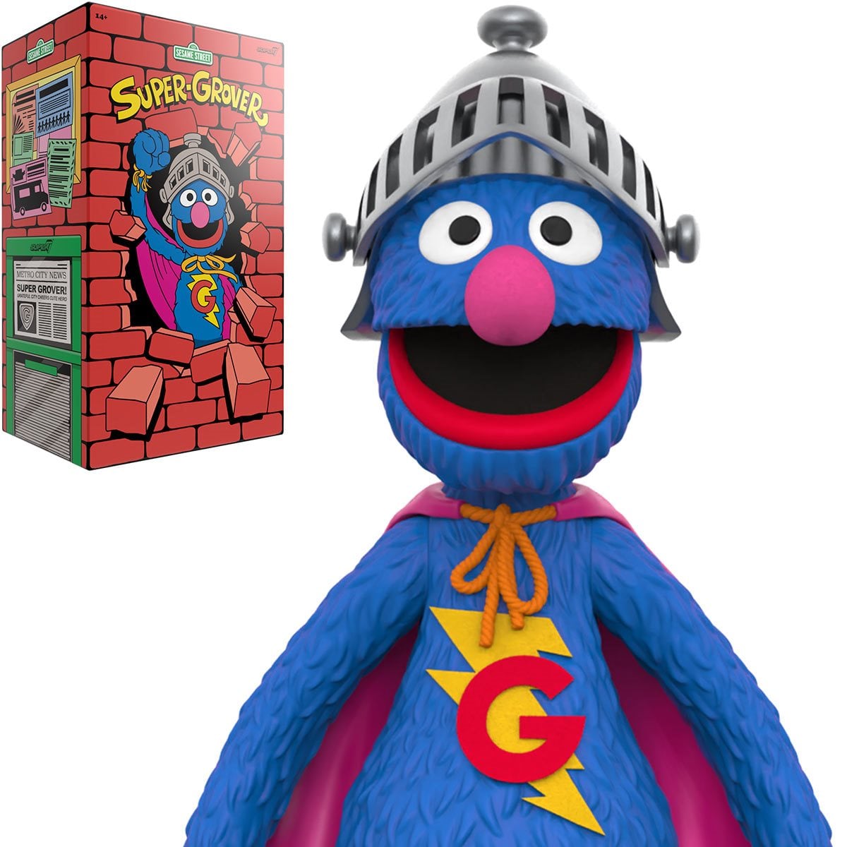 Sesame Street Super Grover SuperSize Vinyl Figure