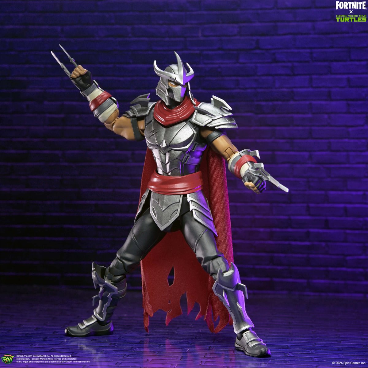 Teenage Mutant Ninja Turtles x Fortnite Shredder 7-Inch Scale Action Figure