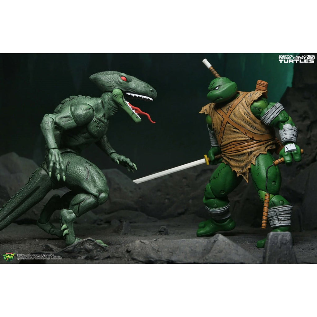 Teenage Mutant Ninja Turtles Mirage Comics Daimyo Orkai & Raptor 7-Inch Scale Action Figure