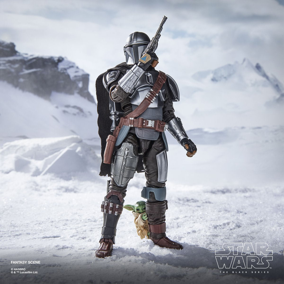 Star Wars The Black Series The Mandalorian & Grogu Deluxe 6-Inch Action Figure