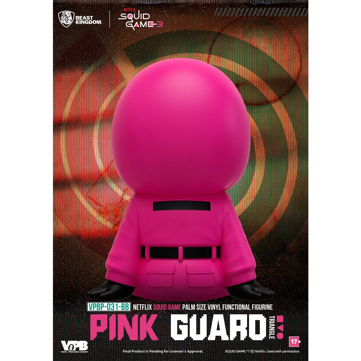 Squid Game VPBP-031 Palm Size Vinyl Functional Piggy Bank Blind Box Case of 6