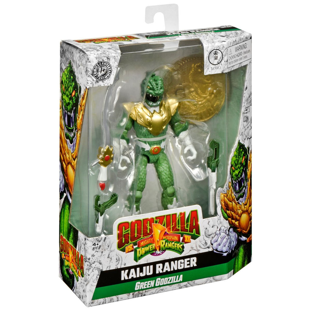 Godzilla vs. Mighty Morphin Power Rangers Wave 1 Action Figure Set of 3