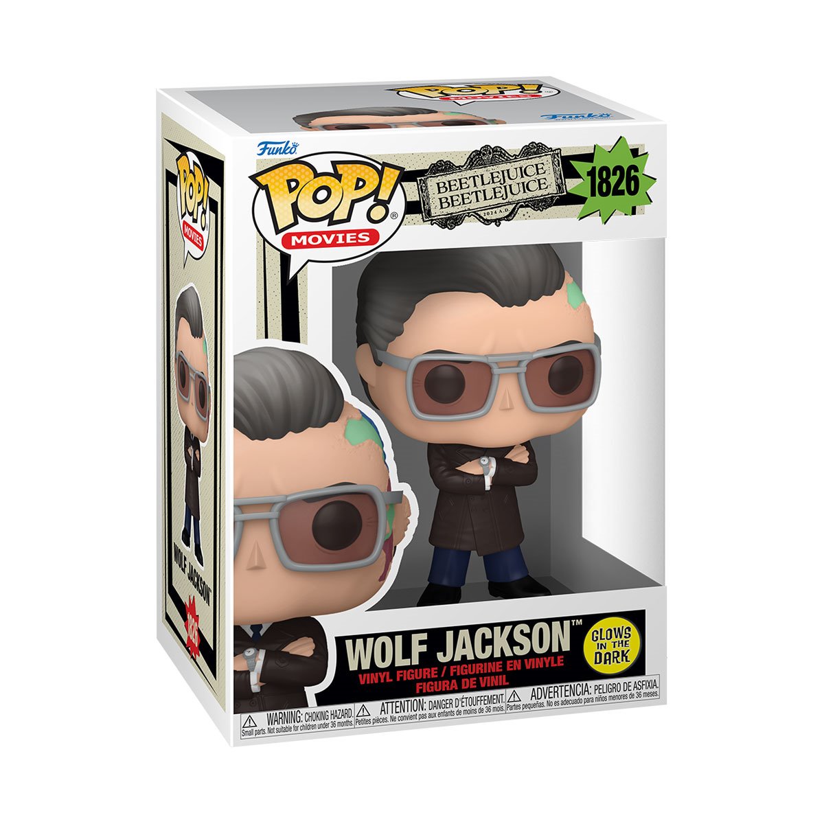 Beetlejuice 2 Wolf Jackson Glow-in-the-Dark Funko Pop! Vinyl Figure #1826