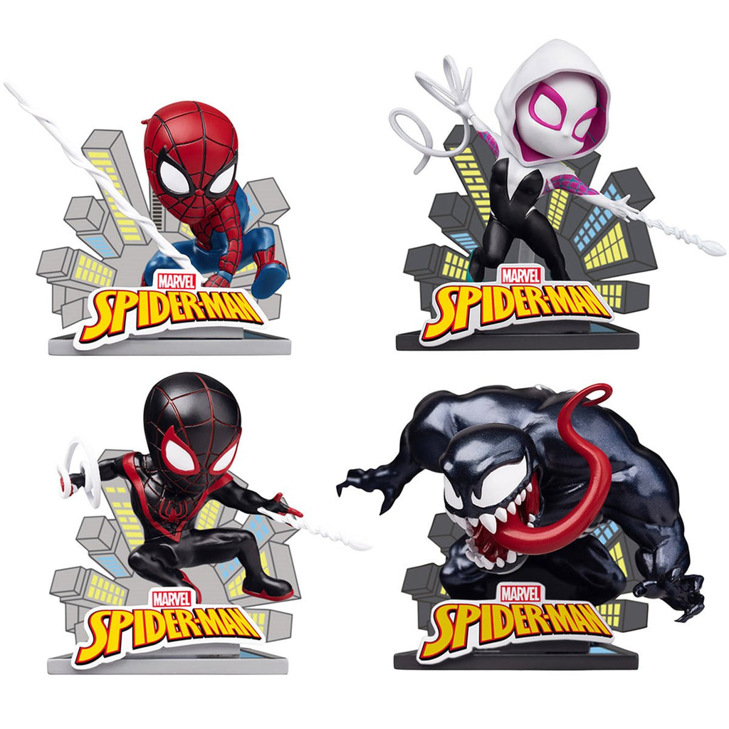 Spider-Man HeroBox Attack Series Blind-Box Mini-Figure Case of 6