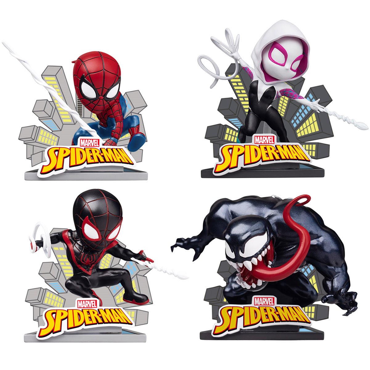 Spider-Man HeroBox Attack Series Blind-Box Mini-Figure Case of 6