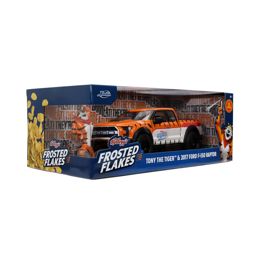 Hollywood Rides Kellogg's 2017 Ford F-150 Raptor 1:24 Scale Die-Cast Metal Vehicle with Tony the Tiger Figure