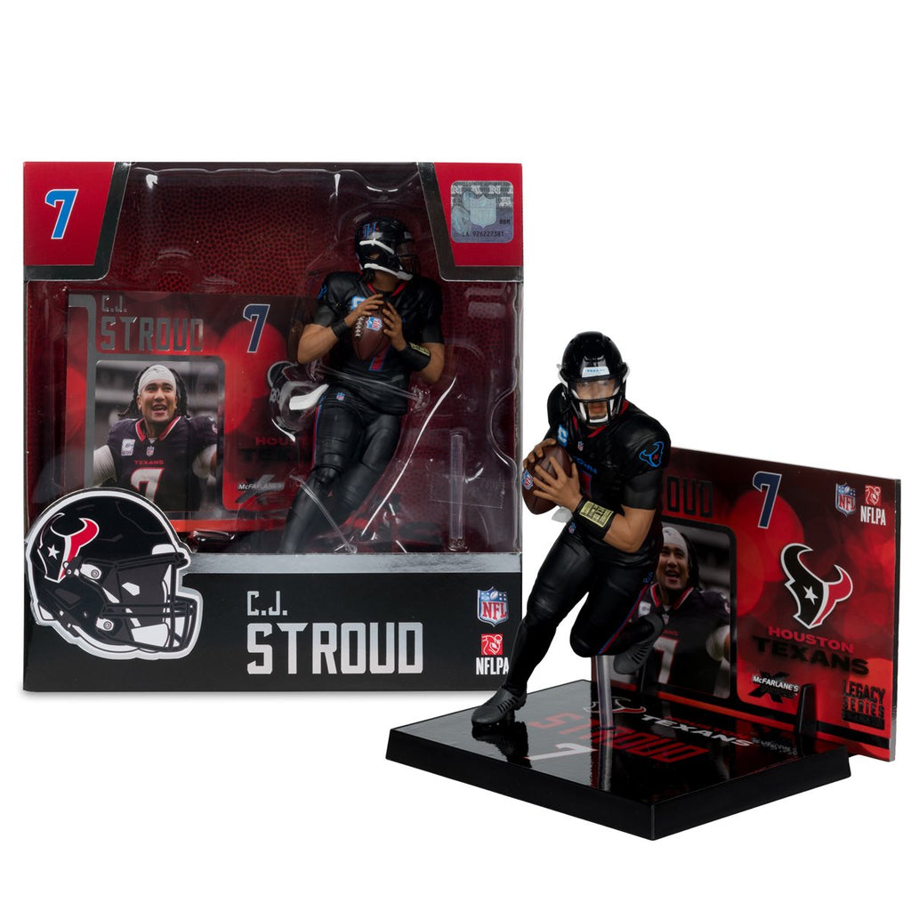 NFL SportsPicks 2025 Houston Texans C.J. Stroud Alternate Jersey 7-Inch Scale Posed Figure