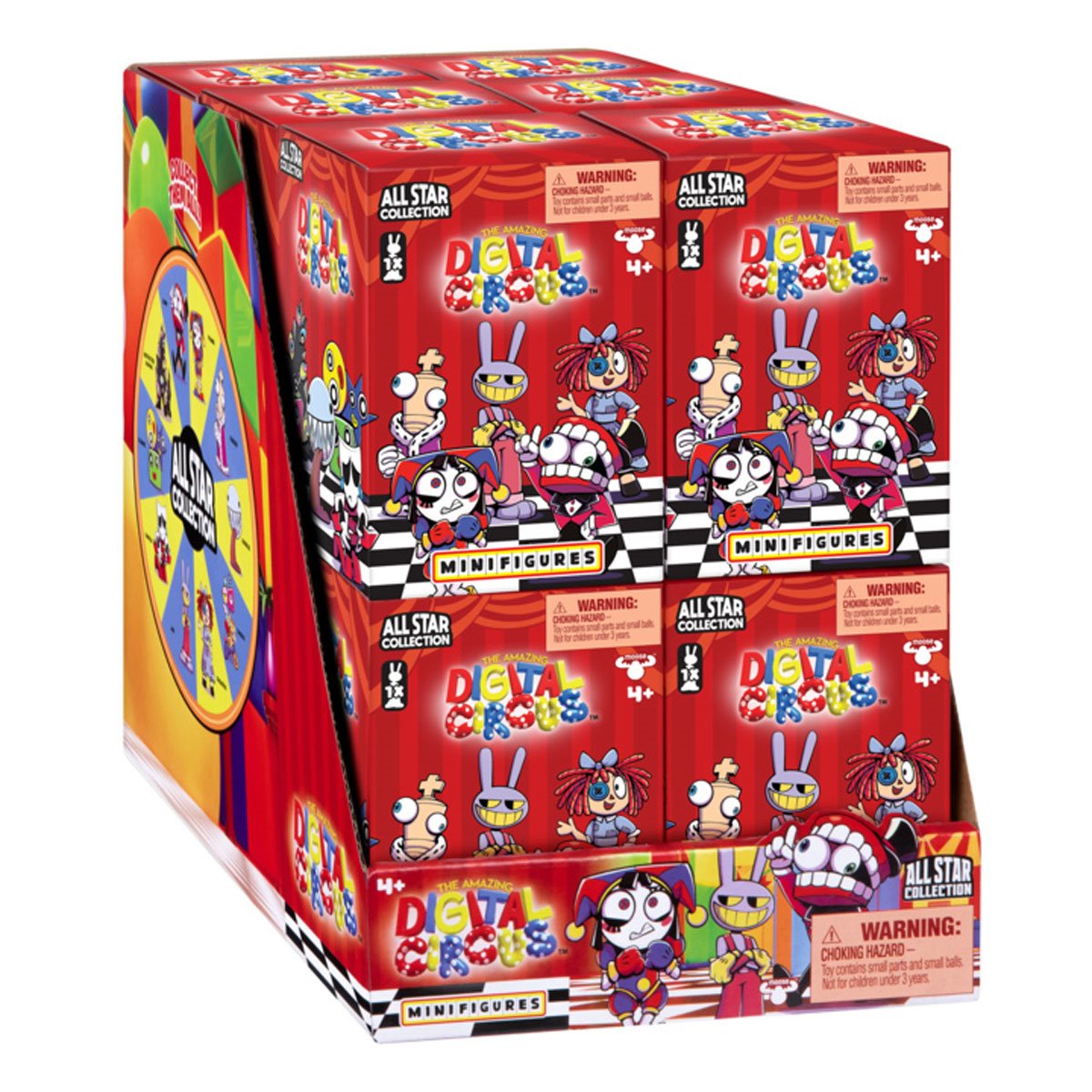 Amazing Digital Circus All Star Collection Mini-Figure Display Case of 12
