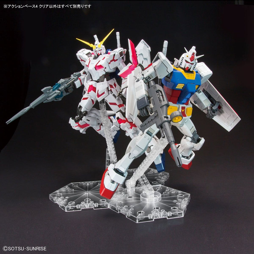Action Base 4 Clear 1:100 Scale Gundam Model Kit Display Stand