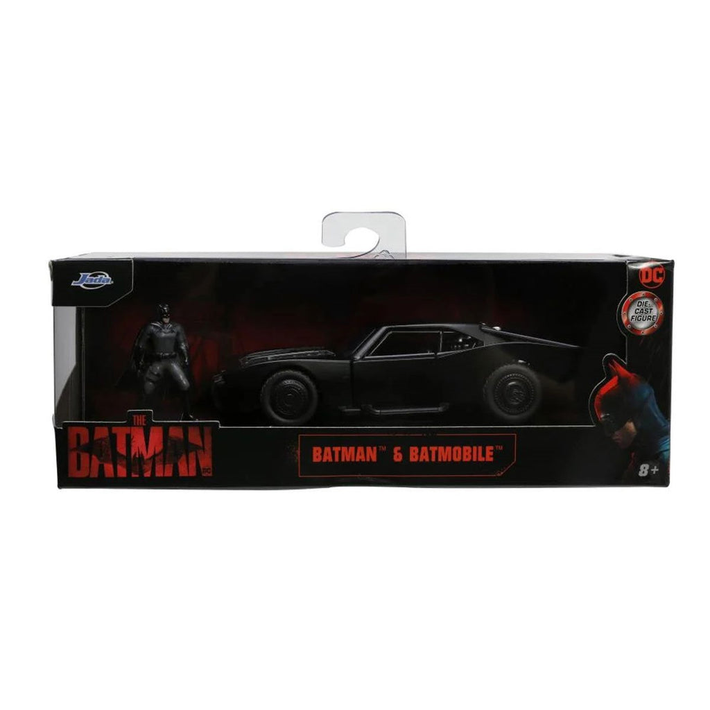 The Batman 2021 Batmobile 1:32 Scale Die-Cast Metal Vehicle with Batman Figure