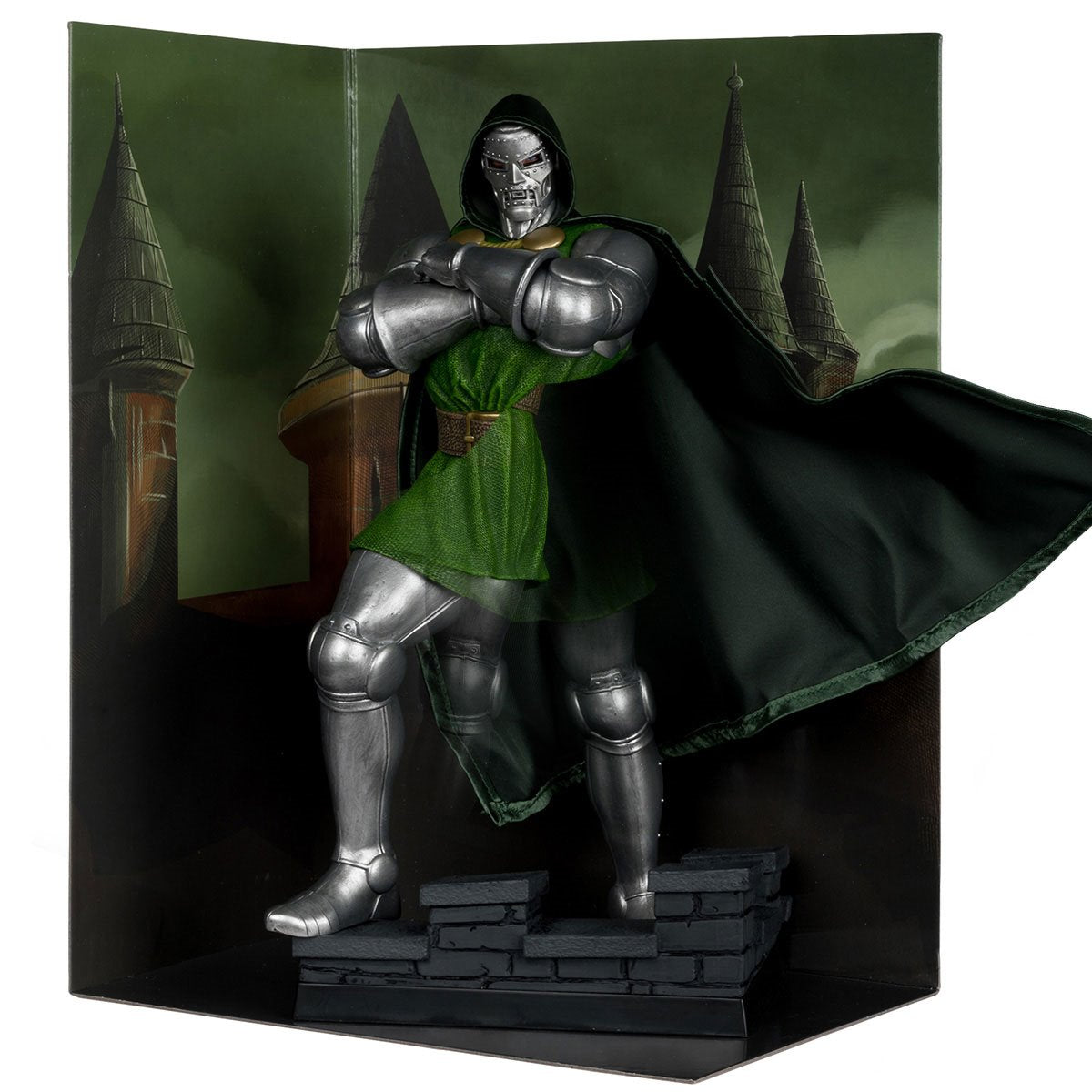 Marvel Wave 8 Doctor Doom #1 1:6 Scale Posed Figure with Scene and Comic