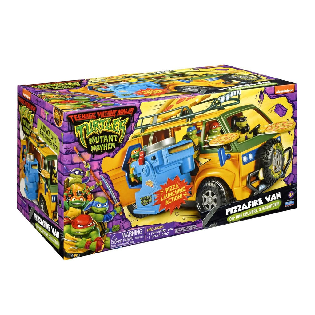 Teenage Mutant Ninja Turtles Mutant Mayhem Pizza Fire Delivery Van Vehicle