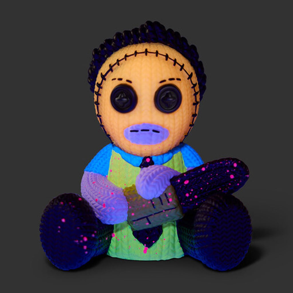 The Texas Chainsaw Massacre Leatherface #393 Blacklight Handmade By Robots Vinyl Figure