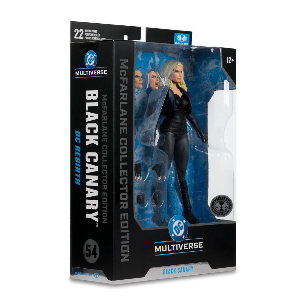 DC Multiverse McFarlane Collector Edition Wave 14 Black Canary DC Rebirth #54 7-Inch Scale Action Figure