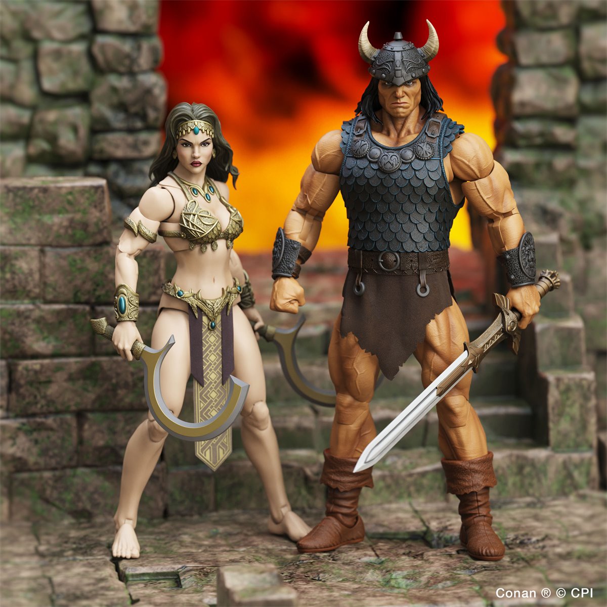 Conan the Barbarian Belit Queen of the Black Coast Epic H.A.C.K.S. 1:12 Scale Action Figure