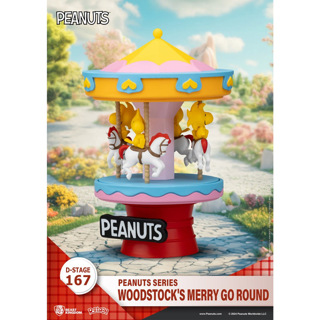 Peanuts Woodstock's Merry Go Round DS-167 D-Stage Statue
